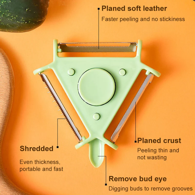 Magic Trio Peeler The Ultimate 3in1 Vegetable Cutter, Grater, and