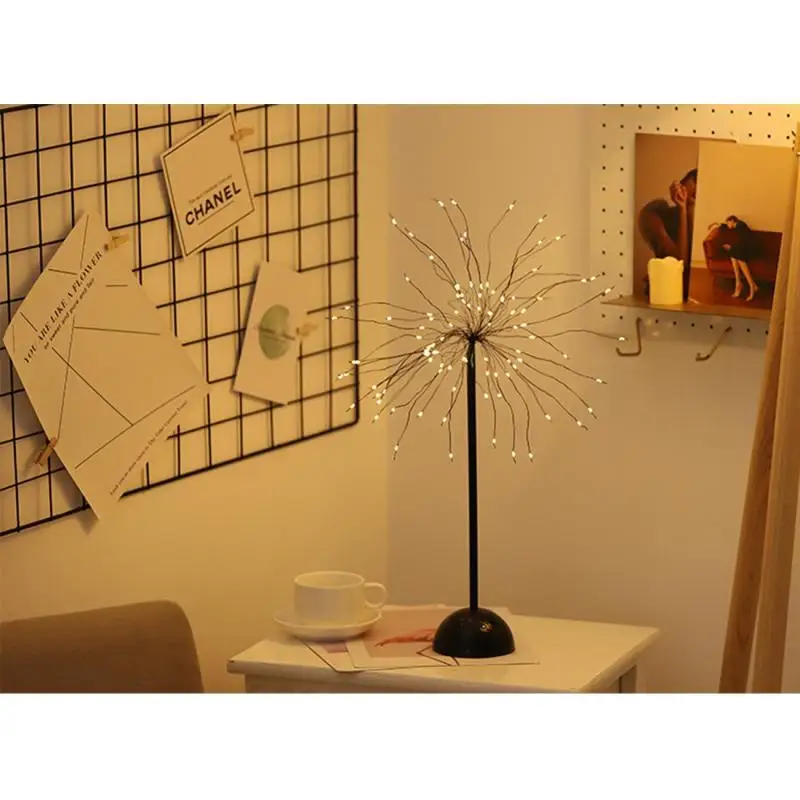 Dreamestone домашний декор 100LED Одуванчики лампа USB/батарея фейерверк Starburst светильник Сказочный светильник s Свадебная вечеринка Рождественское украшение