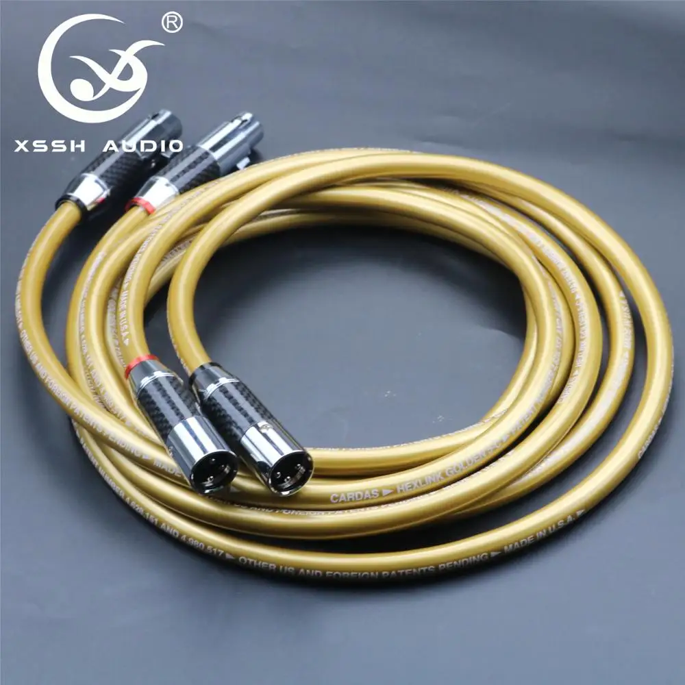 1 пара hi fi Разъем rca кабель Высокое качество XSSH из бескислородной меди с покрытием