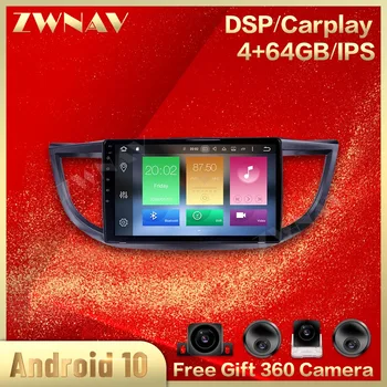 

360 Cameras Carplay IPS Screen For Honda pilot 2016 Android 10 Multimedia Car Player GPS Audio Radio Recorder Head