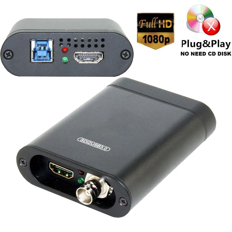USB3.0 Video capture box 60FPS HDMI/SDI/DVI/VGA