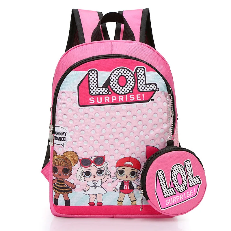 Детский водонепроницаемый рюкзак LOL dolls SURPRISE с милым принтом на плечо сумка для