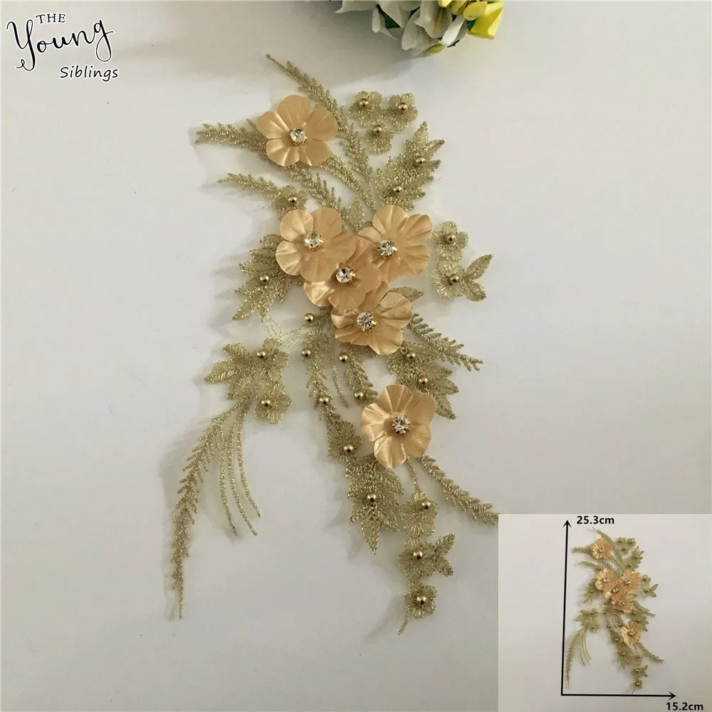 

New arrive ABS pearl Embroidery Lace collar Rhinestone 3D Flower Sewing Lace Neckline DIY Women's Fashion Clothing Accessories
