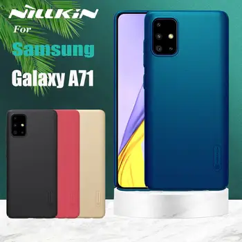 

Case for Samsung Galaxy A71 Case Nillkin Frosted Matte Hard PC Phone Back Cover Bag Cases for Samsung A71 Case Free Phone Holder