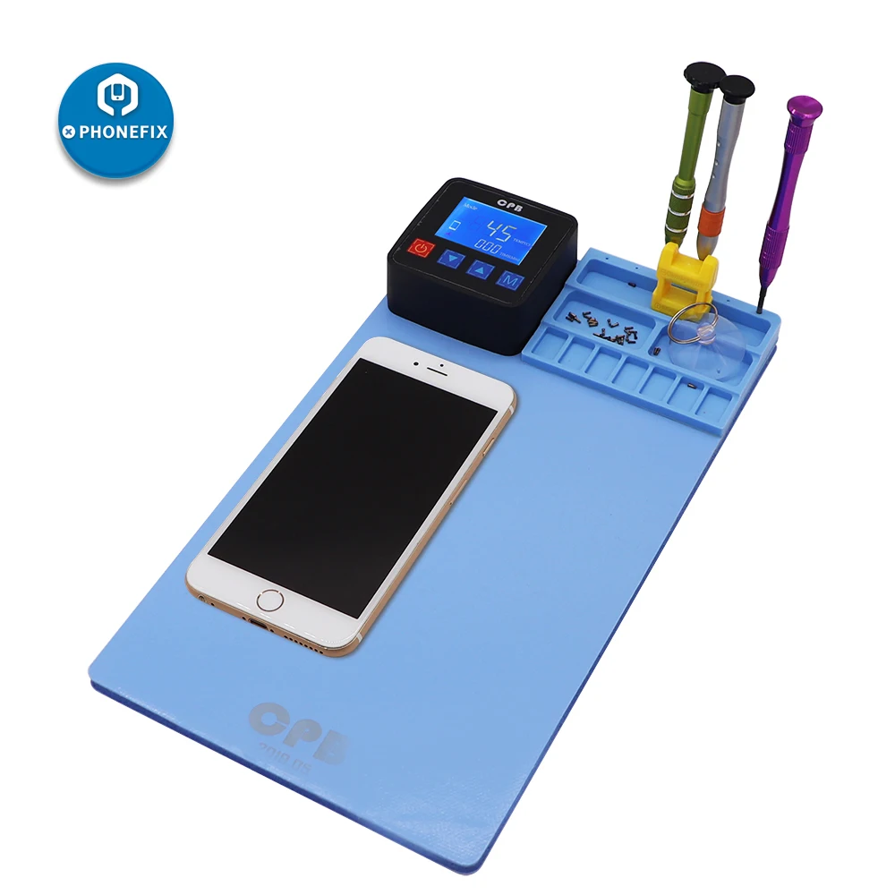 

CPB Heating Pad LCD Blue Screen Separator Opening Repair Machine Mobile phone Refurbish Remover Heat Pad Disassemble Rubber Mat