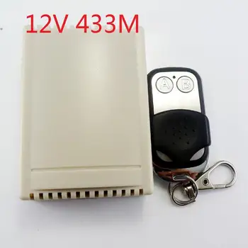 

12V 433M wireless remote control switch RF relay with EV1527 metal shell remote control delay relay