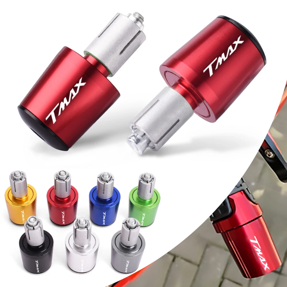 Tappi Manubrio Moto In Lega Alluminio 22mm - 2 Pezzi Nero Con Design Carbonio - Foto 9