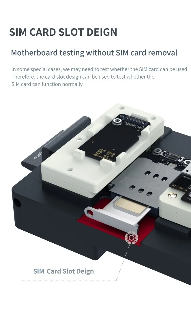Qianli Mega-idea iPhone X XS XSMAX материнская плата с приспособлением iSocket Jig логическая плата быстрый тест держатель для ремонта материнской платы