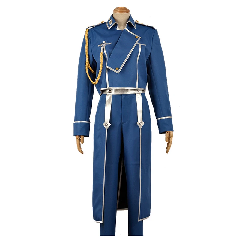 Fullmetal Alchemist Dual Sympathy: Roy Mustang | Military Uniform Cosplay Costume 22 Fullmetal Alchemist Roy Mustang Military Uniform Cosplay Costume
