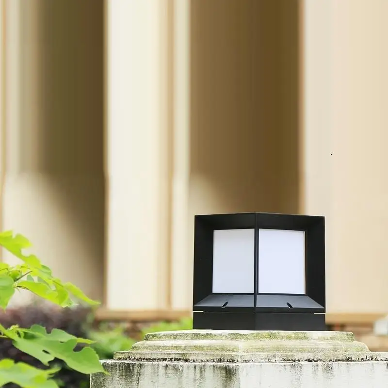 Садовая световая лампа Post светодиодный солнечный Terraza Y Jardin Decoracion открытый прожектор светильник Exterieur пейзаж освещения