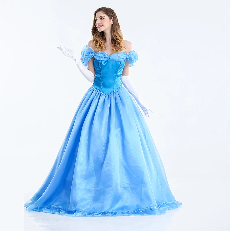 Disfraz de Princesa Azul Cenicienta mujer - Disfraces princesas Disney