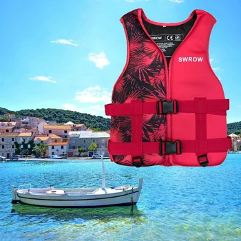 Neoprene Life Jacket for Adult Children New Water Sport Buoyancy Jacket Life Vest Swimming Boating Skiing Driving Vest Drifting 6