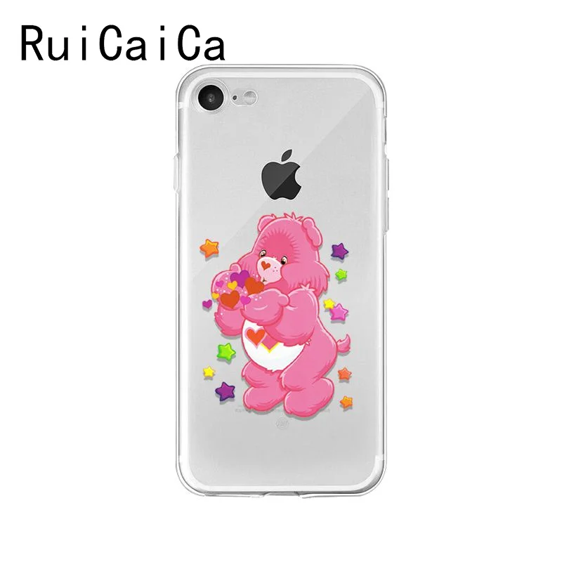 Ruicaica розовый Care Bears рисунком в виде радуги покупателей качество чехол для телефона чехол для iPhone 6S, 6 plus, 7, 7 plus, 8, 8 Plus, X Xs Макс 5 5S XR 10 - Цвет: A9