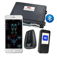 Sistema de alarme automotivo smart cardot, botão remoto de partida e parada do motor sem chave