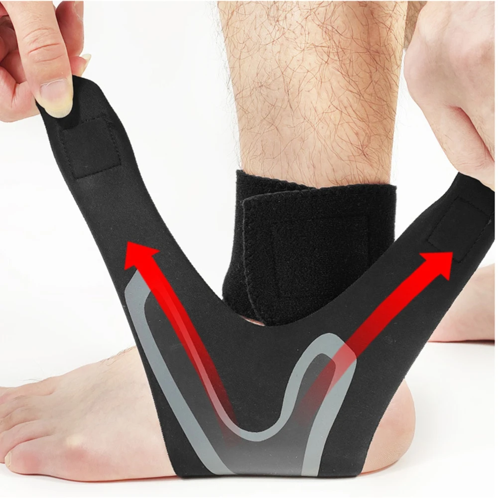 1 PCS Ankle Support Brace Elasticity Free Adjustment Protection Foot Bandage Sprain Prevention Sport Fitness Guard 2