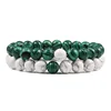 8mm white malachite