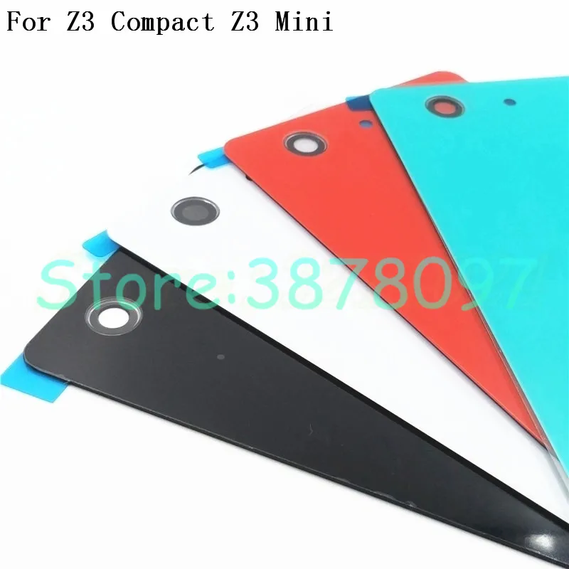 

Original Glass Battery Housing Cover For Z3Mini Replacement Back Cover For Sony Xperia Z3 Compact D5803 D5833 Z3 Mini With NFC