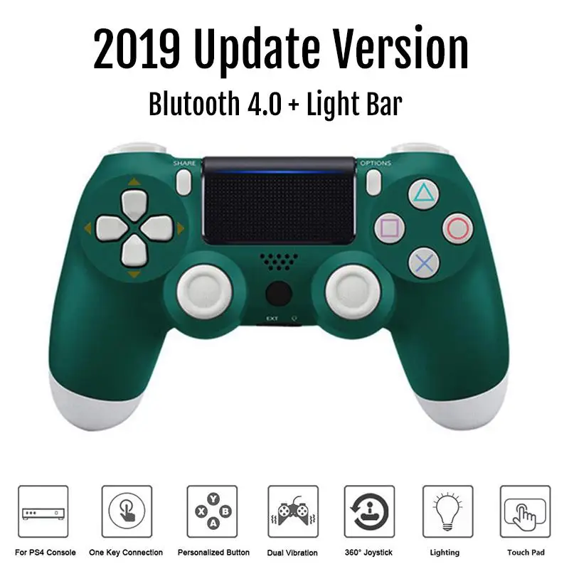 Bluetooth 4.0 Dual Shock Wireless Controller Vibration Joystick Gamepads For PlayStation 4 PS4 Console Game Pad Charger