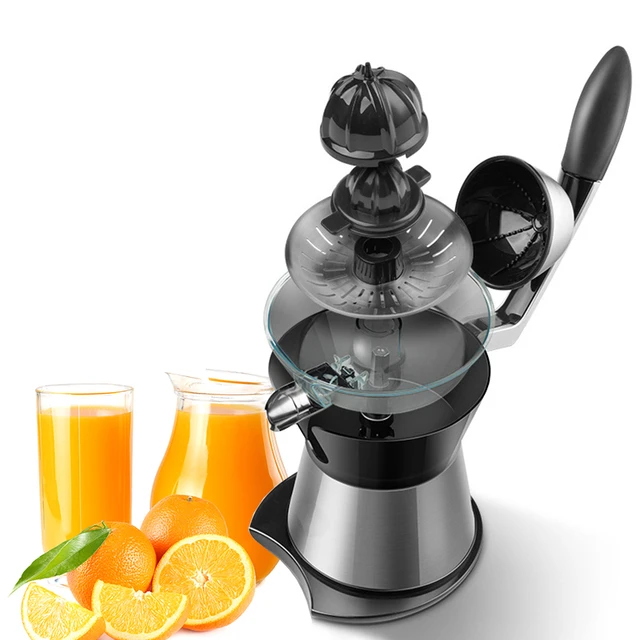 Household Electric Juicer Stainless Steel Squeezer Citrus Orange Juice  Extractor Fruit Lemon Juice Presser Juicer Machine - AliExpress