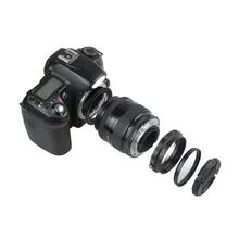 Macro Lens Reverse Protection Kit ai to 52mm Adapter Ring + 52mm UV Filter + Lens Cap 52mm Free Shipping 52mm camera lens cap cover