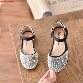 

New Summer Children Shoes Toddler Baby Girls Sandals Princess Soft Beads Shoes Soft Kids Sandals For Girls 21-36