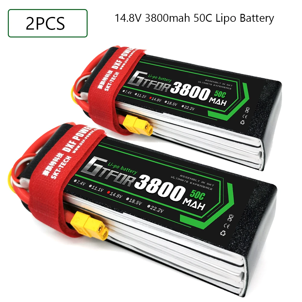 GTFDR 3800mAh Lipo батарея 4S 14 8 V 50C-100C XT60/DEANS/XT90/EC5 для AKKU Drone FPV Truck four axi Helicopter RC Car Airplane |