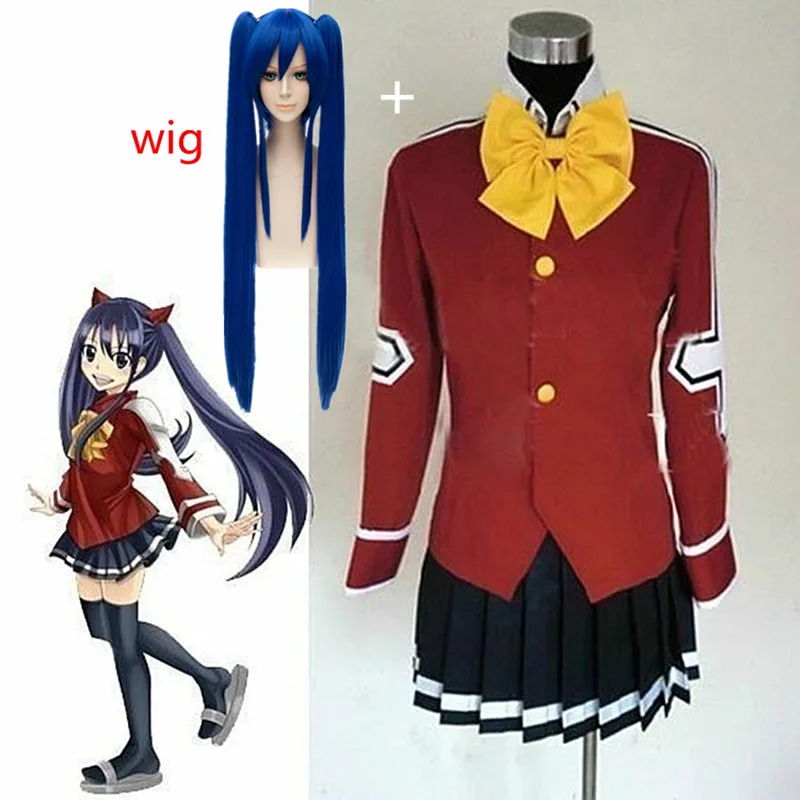 Карнавальный костюм Wendy Marvell с хвостом Феи из аниме праздничная одежда для