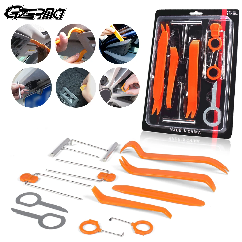 12PCS/4PCS Car Repair Tool Set Dashboard Audio Radio Removal Installer Kit Disassembly Plastic Pry Hand | Мобильные телефоны и