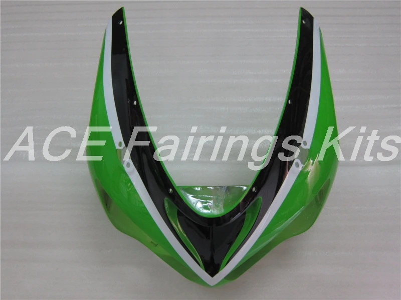 ABS Полный комплект обтекателя подходит для Kawasaki ZX6R 2005 2006 Мотоцикл Обтекатели ZX-6R 05 06 Ninja 636 Комплект кузова зеленый белый