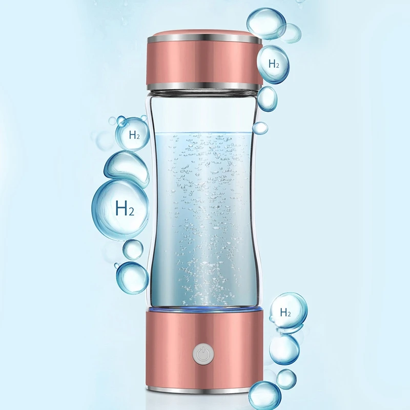 ELEG-400-500ML Портативный Водород богатый воды чайник ионизатор генератор бутылка чашки рождественские подарки