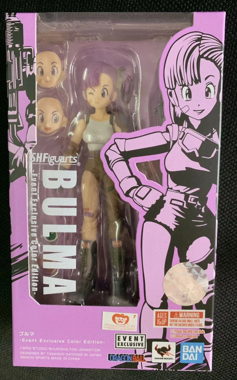"Dragon Ball" Оригинальный BANDAI Tamashii нациями S.H. Figuarts/shf Action Figure-Bulma события эксклюзивный цвет издание