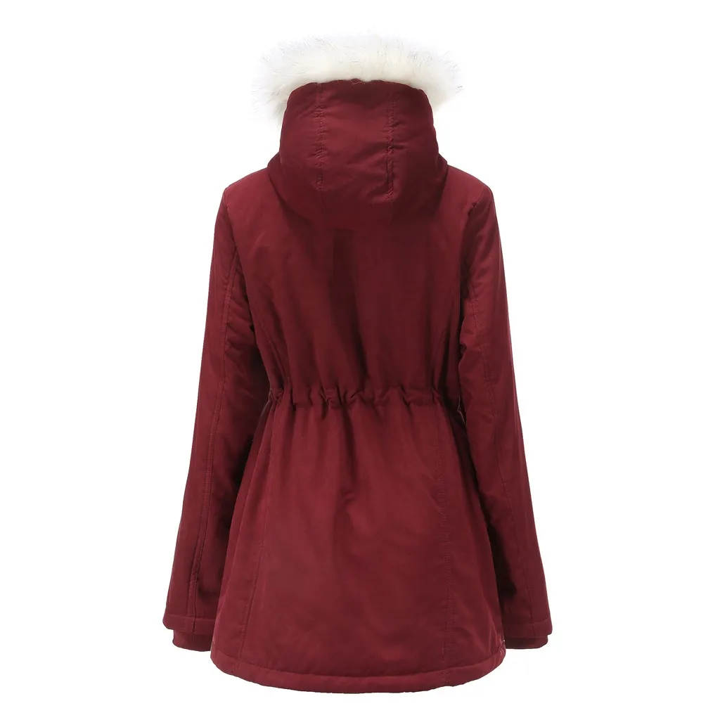 Abrigos mujer invierno, зимнее пальто для женщин, однотонная верхняя одежда, куртки с карманами, плюшевые пальто на молнии с поясом, манто для женщин, chaqueta