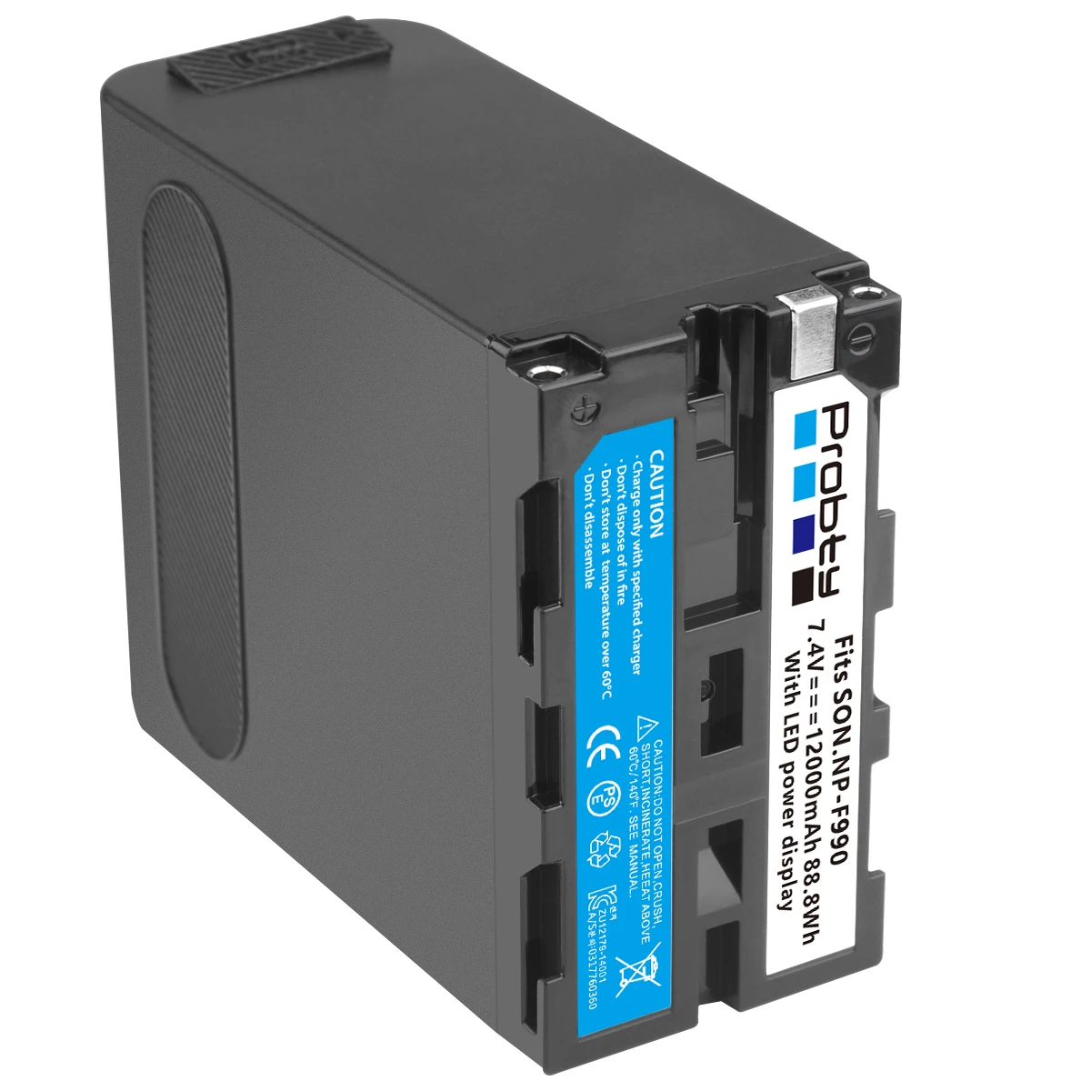 Bateria para Filmadora Conduziu a Luz de Vídeo Decodificação Sony Hxr-mc1500c Nex-ea50 Hvr-z7c Nx3 5 12000mah Np-f990 Np-f970 F960 - Image 5