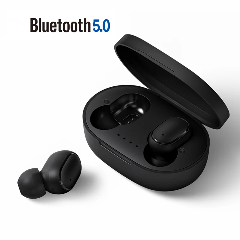 Беспроводные стереонаушники A6S TWS гарнитура с микрофоном Bluetooth 5 0 LED дисплей