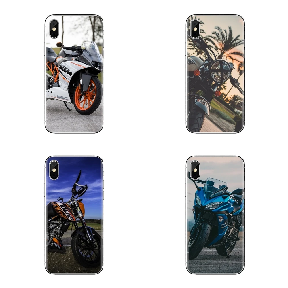 Silicone Phone Cases Motorcycle Collection For Samsung Galaxy S2 S3 S4 S5 MINI S6 S7 edge S8 S9 Plus Note 2 3 4 5 8 Coque Fundas |