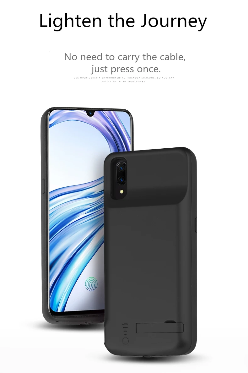6000 мА/ч, Мощность КРЫШКА ДЛЯ Vivo X23 банк Батарея Зарядное устройство внешнего резервного зарядки чехол для Vivo X23 Батарея чехол