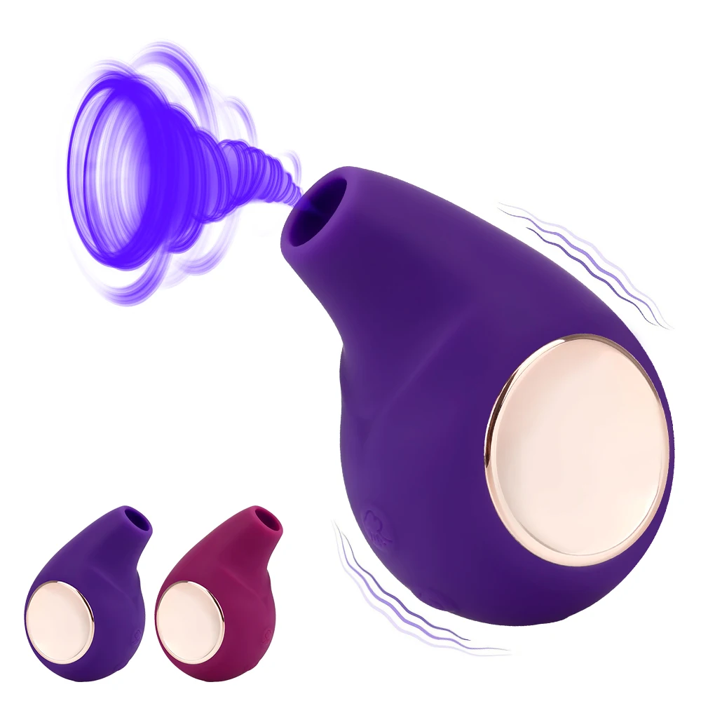 Vibrateur suceur stimulateur de clitoris et mamelon rechargeable_voghion.com