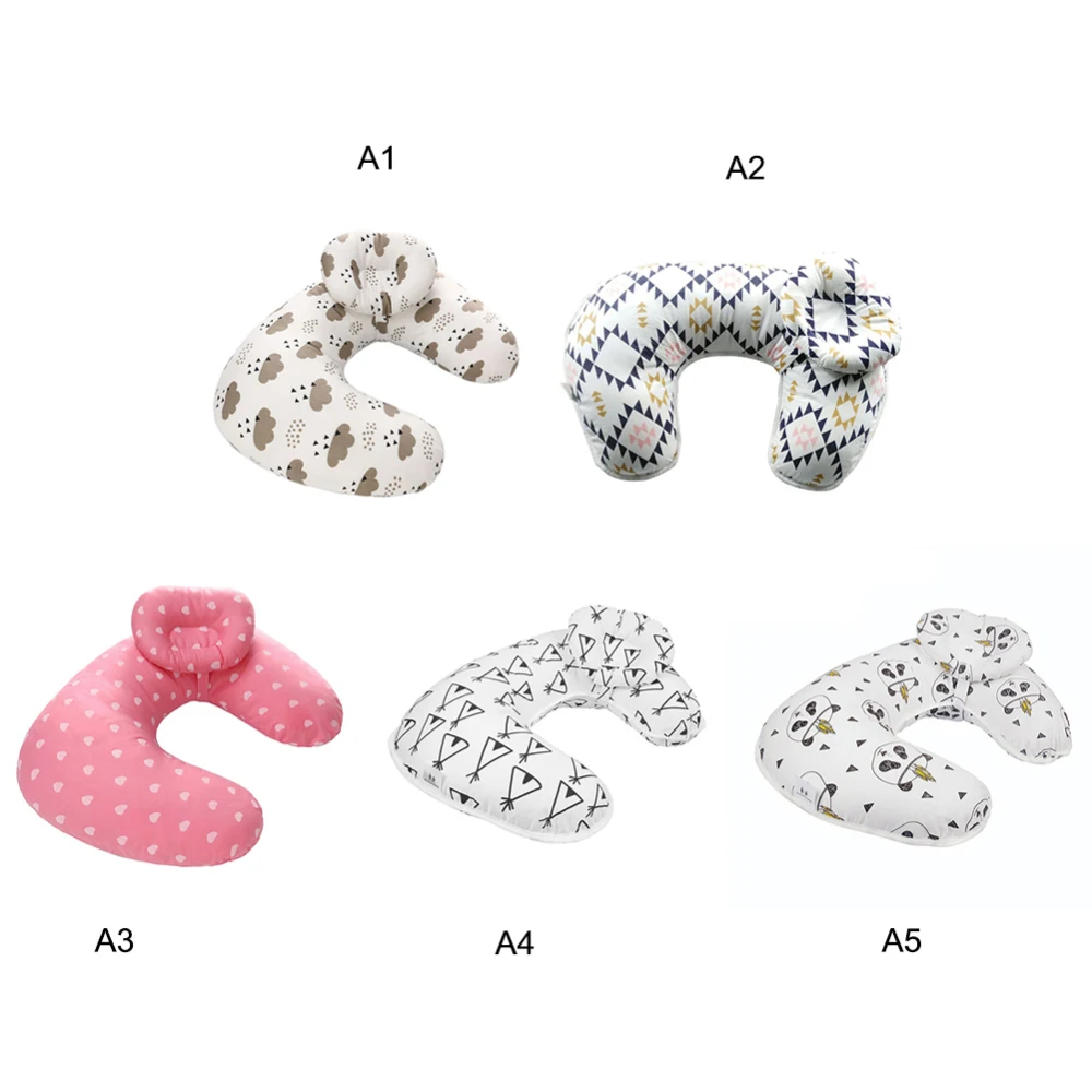 Multifunctional Newborn Baby Cotton Nursing Pillows U-Shaped Breastfeeding Pillow Infant Cuddle Feeding Waist Cushion