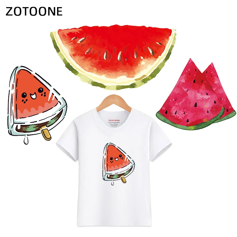 ZOTOONE Фрукты Арбуз утюжок на перенос патчи одежду Diy патч для передачи тепла одежды