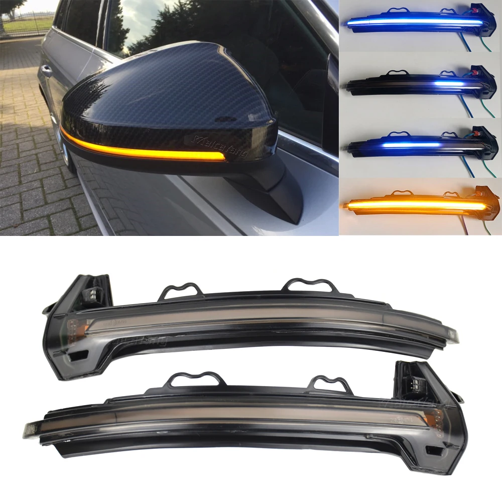 LED Turn Signal Light For Audi A4 S4 RS4 B9 2016 2019 A5 S5 RS5 Dynamic Car Rearview Side Wing