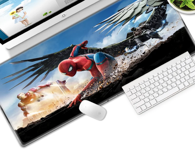 Игровой коврик для мыши размером 40x90 см из фильма «Железный человек», игровой коврик из натурального каучука для геймеров, компьютерный Настольный коврик для CSGO DOTA2, коврик для мыши - Цвет: 30X70 2128