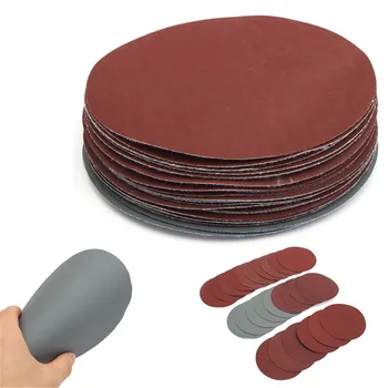 

New 6 Inch Round Sandpaper Disk Sand Sheets Grit 600-3000 Hook Loop Sanding Disc For Sander Grits Abrasive Tools 150mm 25pcs/Set
