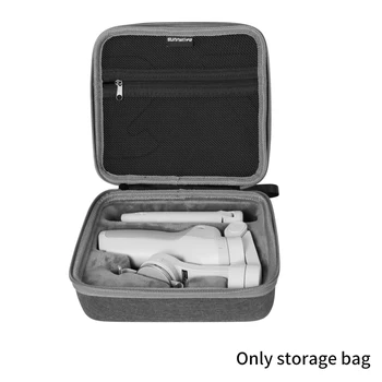 

Waterproof Carrying Case Solid Zipper Closure Portable Wear Resistant With Stripe Large Capacity Snow Cloth For OSMO Mobile 3