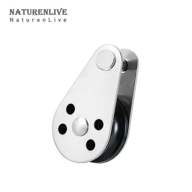 2/4Db 316 Rozsdamentes Acél Egyszárnyaláb -Blokkok Eltávolítható Szíjtárcsa Nejlon A Mosás Dokkoló Lógó Emelő - Image 6