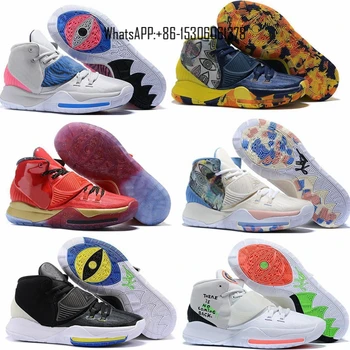 

kyries 6 Basketball Shoes Lee Vast Concepts Bred Shanghai Beijing Guangzhou Berlin Tokyo Heal The World Sport Sneakers
