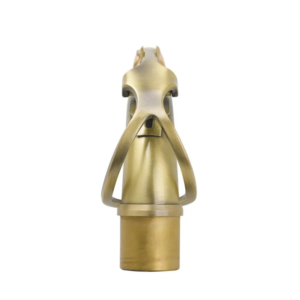 B65 Sax изгиб шеи для альт саксофона античная латунь изготовленный теплоизоляционный материал 24,5 мм сопло с профессиональной кожаной накладкой