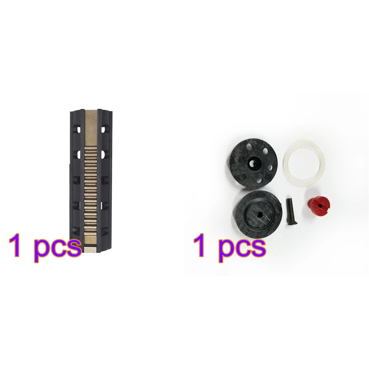 

13 Tooth Semimetal Nylon Competitive Piston +6-holes Anti-back Suction Piston Head for JM Gen.8 M4A1/Gen.9 M4A1/Gen.10-ACR