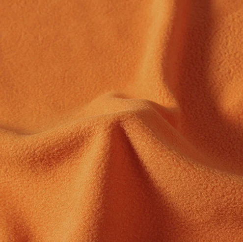 Orange 100*160 см флис ткань Толстый хлопок Мягкий зимний теплый плюш платье Ткань бархатная ткань DIY Ручная работа шитье домашний тканый - Цвет: Orange