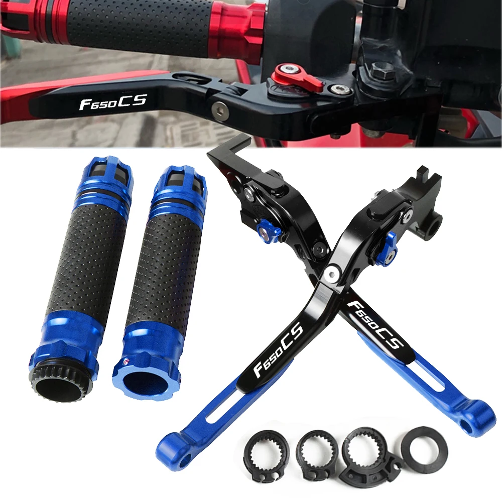 

Motorcycle Adjustable foldable Levers Brake Clutch Levers Handlebar Hand Grips Ends For BMW F650CS SCARVER 2000 2001 2003 - 2005