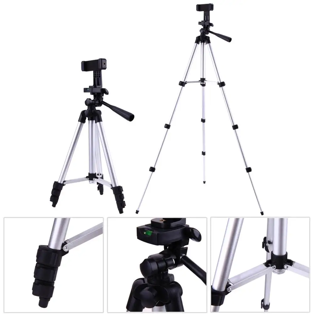 Профессиональная Регулируемая VideoTripod Unversal Алюминий Камера Стенд стабилизатора с гидравлическим шаровой головкой 1/4 винтами адаптер штатив для фотоаппарата